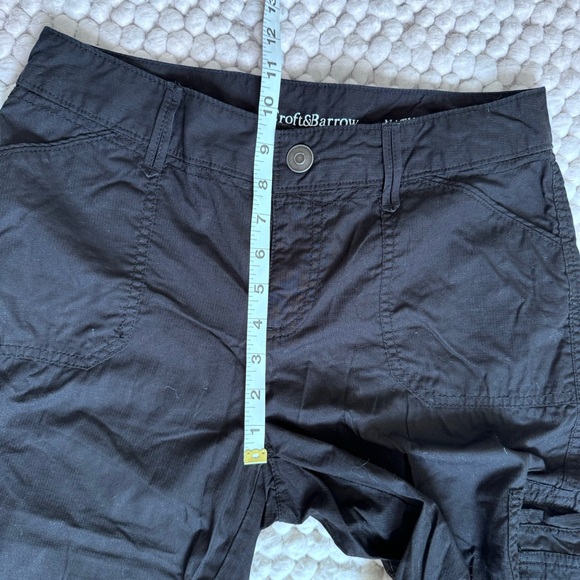 Croft & Barrow Black Capri Pants Relaxed Fit Size 8P - Picture 4 of 8